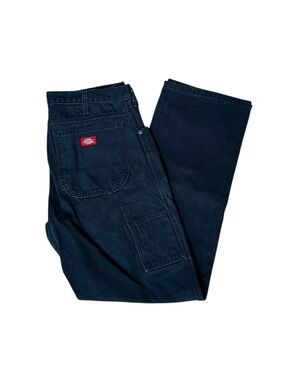 Dickies 34 x 34 Men’s Black Carpenter Pants Cotton Sturdy Workwear Heavyweight